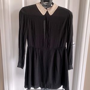 Sunday Best Peter Pan Collar Long-sleeve Dress